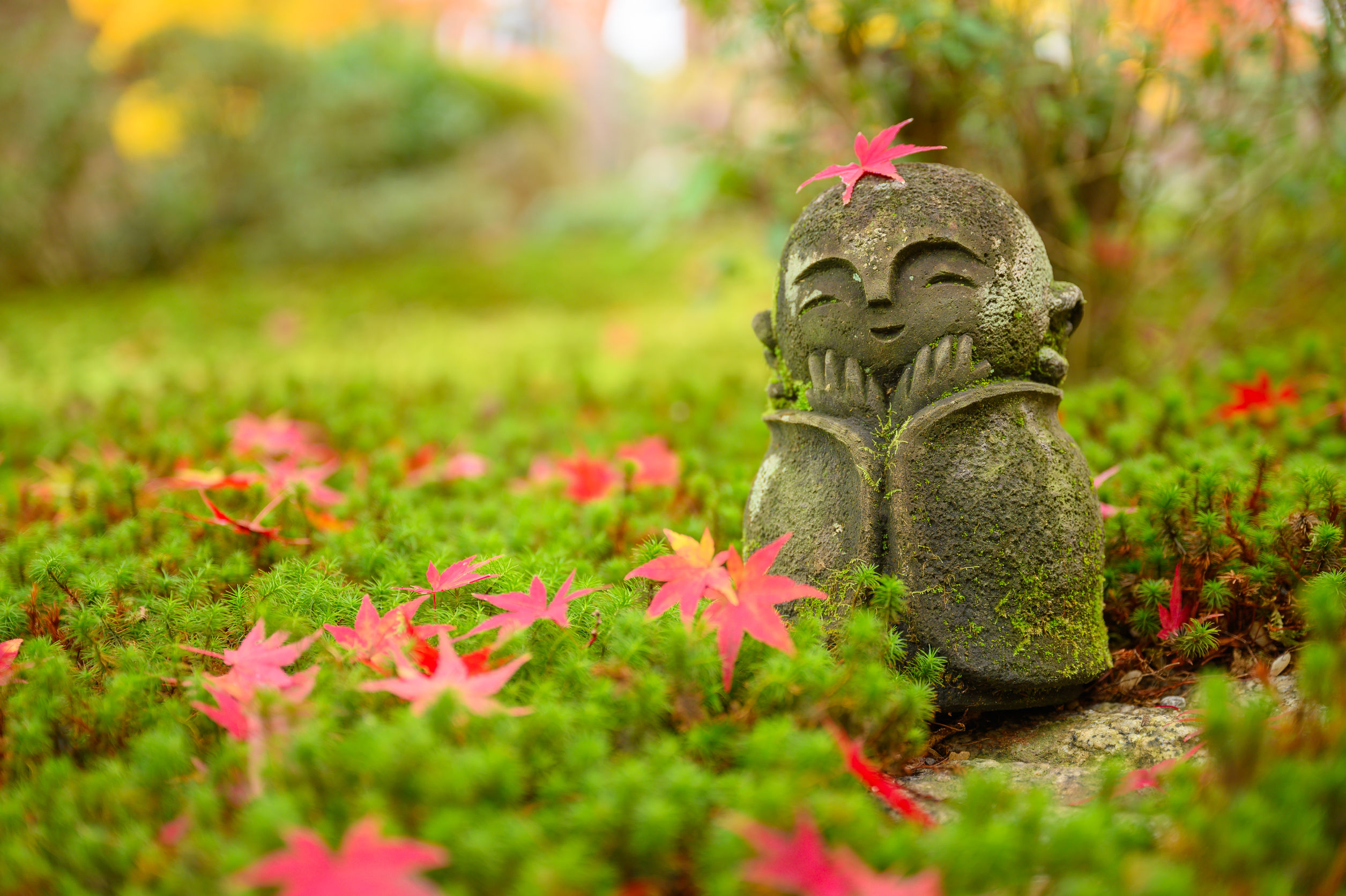 Jizo statue in Enko-ji temple, Kyoto