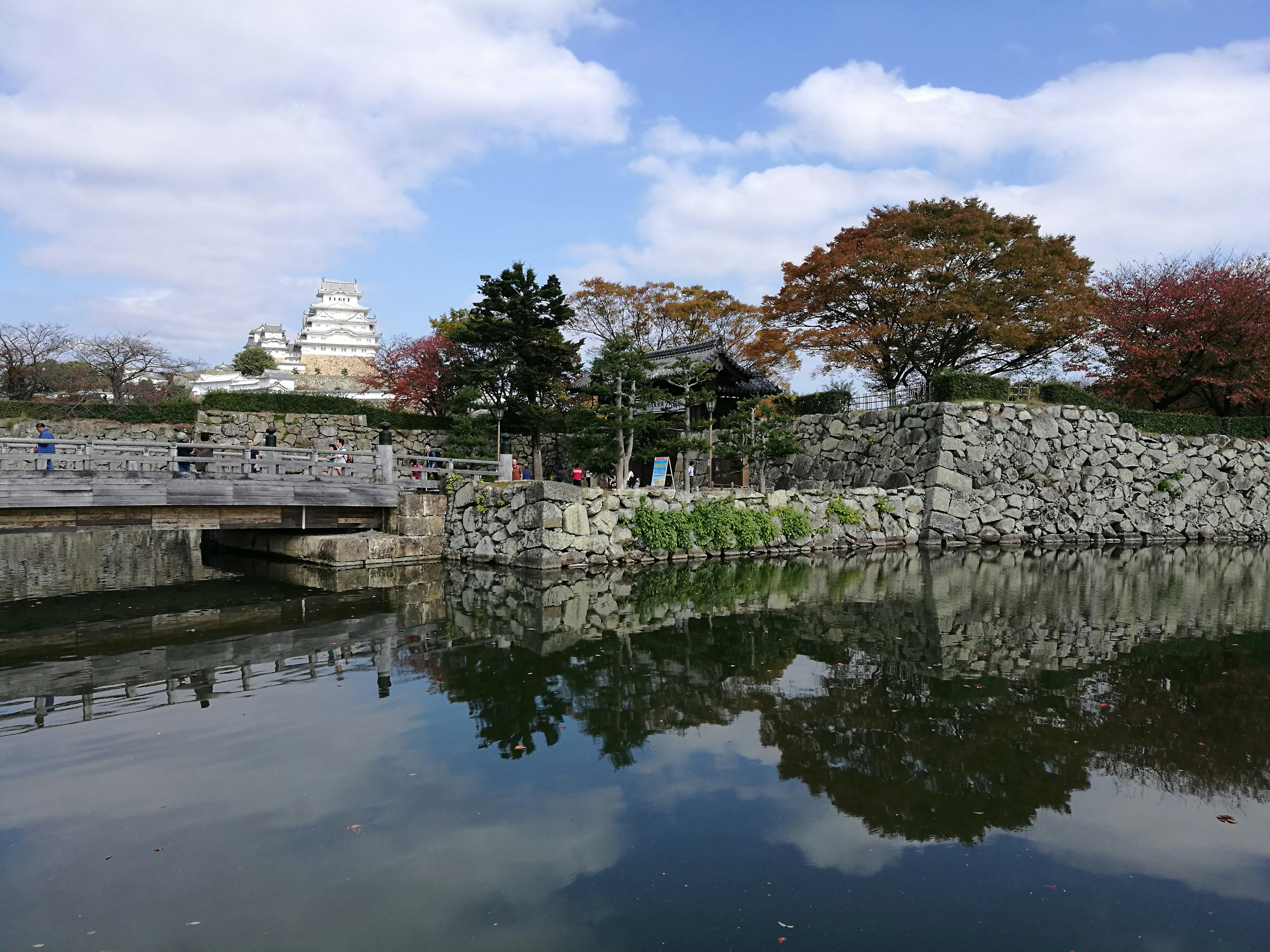 Himeji Castle near water
