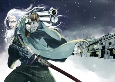 The cover of the third volume of "Golden Kamui", by Satoru Noda.
