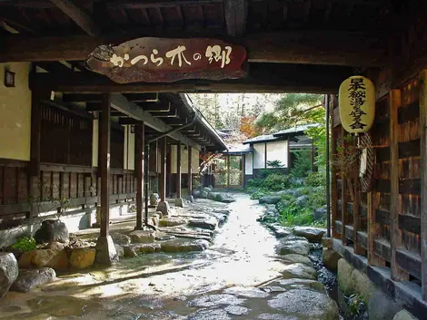 Entrada al Onsen Fukuji