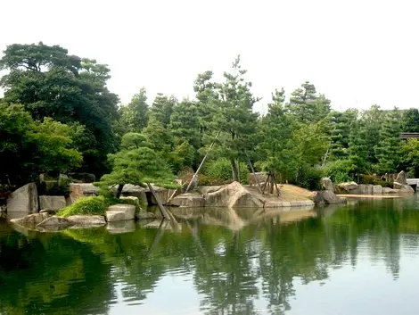 Le jardin Tokugawa-en, à Nagoya