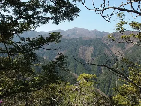 Une des vues sur la montagne depuis le Mitake