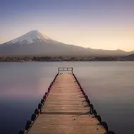 Mount Fuji at sunset