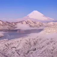 Mount Fuji in winter