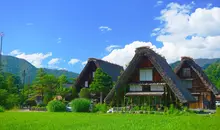 Shirakawago, village typique des Alpes Japonaises classé au patrimoine mondial