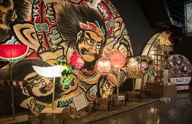 Lanterne "Nebuta" pour le festival traditionnel de la ville d'Aomori au Japon