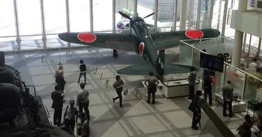 El famoso avión de combate Zero de la Segunda Guerra Mundial es la estrella de este museo.