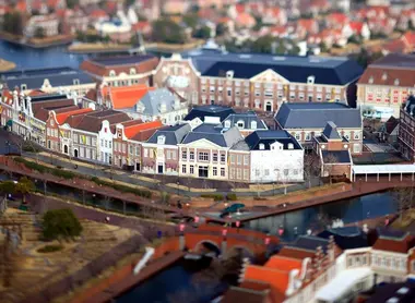 Las reproducciones de los edificios holandeses son realmente asombrosas. 