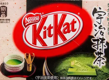 Les fameux kit-kat au matcha
