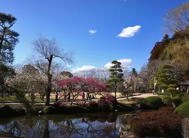General view of the Kairaku-en garden