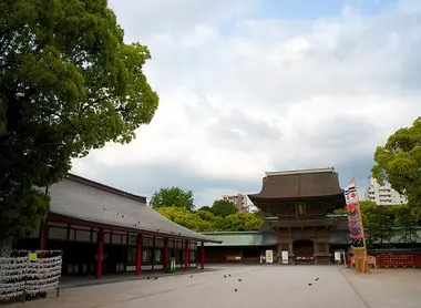 Le sanctuaire Hakozaki à Fukuoka