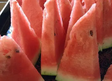 Suika, watermelon, refreshing summer dish