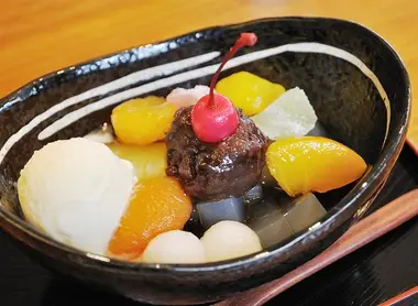 Anmitsu, the Japanese dessert