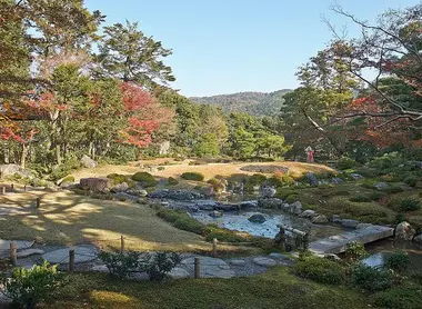 Garden of the Murin-an villa in Kyoto