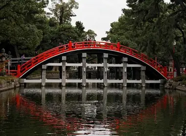 Pont du sanctuaire Sumiyoshi Taisha