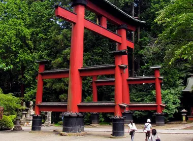 Le grand torii du sanctuaire