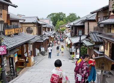 Einkaufsstraße im Viertel Higashiyama