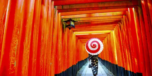 Visit Fushimi Inari, one of the most famous shrine in Kyoto